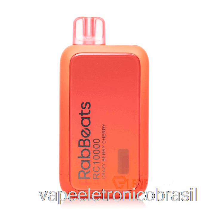 Vape Eletrônico Rabbeats Rc10000 Descartável Crazy Berry Cereja